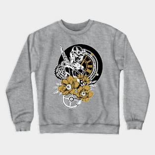 Steampunk Girl Crewneck Sweatshirt